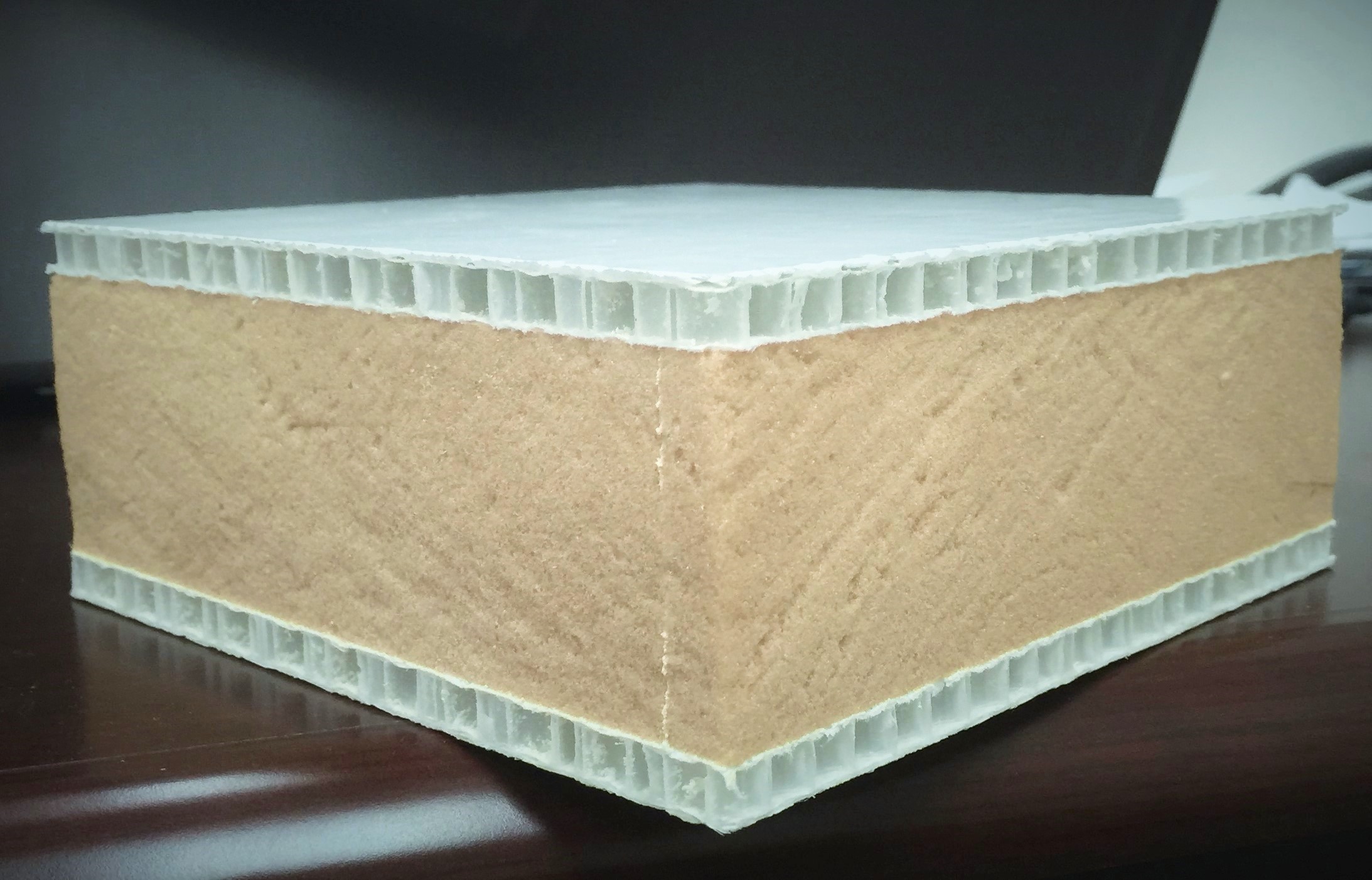Reinforced high density foam cores for increased stiffness and strength.