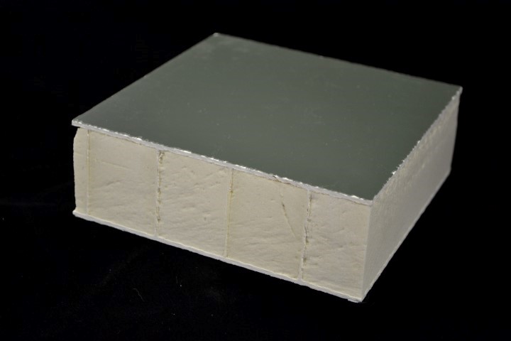 Finished fiberglass reinforced foam core FRP.